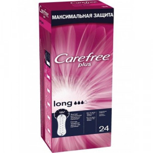 КЭФРИ САЛФЕТКИ ЕЖЕДН. ЛОНГ ПЛЮС №24 ПРОКЛАДКИ [CAREFREE]