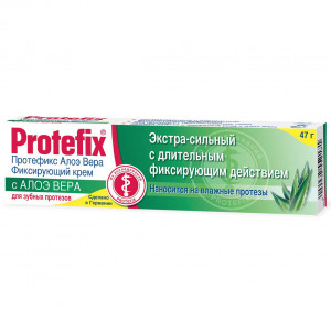 ПРОТЕФИКС КРЕМ ЭКСТРА СИЛЬНЫЙ ФИКСИР. АЛОЭ 40/47МЛ. [PROTEFIX]