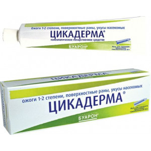 ЦИКАДЕРМА 30Г. МАЗЬ Д/НАРУЖ.ПРИМ. ГОМЕОПАТ. ТУБА