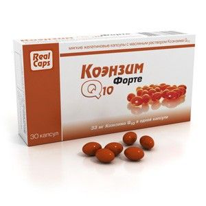 КОЭНЗИМ Q-10 ФОРТЕ 500МГ. №30 КАПС. /РЕАЛКАПС/