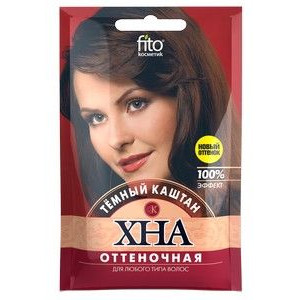 ФИТОКОСМЕТИК ХНА ОТТЕНОЧ. ТЕМНЫЙ КАШТАН 25Г.