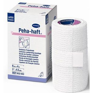 ХАРТМАНН ПЕХА-ХАФТ БИНТ САМОФИКС. КОГЕЗИВ. 4МХ8СМ. /АРТ.932443/ [HARTMANN PEHA-HAFT]