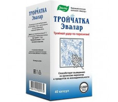 ТРОЙЧАТКА 400МГ/420МГ. №40 КАПС. /ЭВАЛАР/