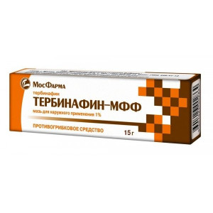 ТЕРБИНАФИН-МФФ 1% 15Г. МАЗЬ Д/НАРУЖ.ПРИМ. ТУБА /МОСФАРМА/