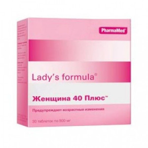 ЛЕДИ-С ФОРМУЛА ЖЕНЩИНА 40 ПЛЮС 900МГ. №30 ТАБ.