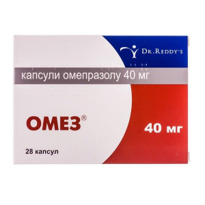 ОМЕЗ 40МГ. №28 КАПС. КШ/РАСТВ. /Д-Р РЕДДИ/