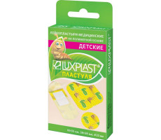 ЛЮКСПЛАСТ ЛЕЙКОПЛАСТ. НАБОР ПЛАСТУЛЯ ПОЛИМЕР. ЦВЕТН. ДЕТСК. №20 [LUXPLAST]