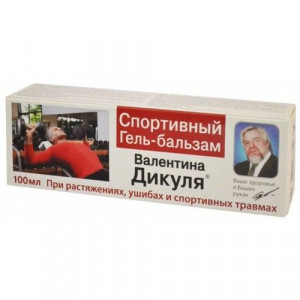 ВАЛЕНТИНА ДИКУЛЯ ГЕЛЬ-БАЛЬЗАМ СПОРТИВНЫЙ П/РАСТЯЖ. И УШИБАХ 100МЛ. ТУБА