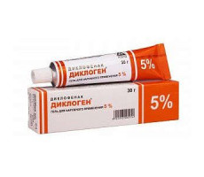 ДИКЛОГЕН 5% 30Г. ГЕЛЬ Д/НАРУЖ.ПРИМ. ТУБА