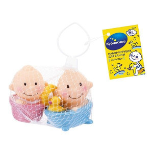 КУРНОСИКИ ИГРУШКА БРЫЗГАЛКИ Д/ВАННЫ НЕПОСЕДЫ /АРТ.25129/