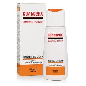 СУЛЬСЕНА ШАМПУНЬ-ПИЛИНГ П/ПЕРХОТИ 150МЛ. /АМАЛЬГАМА ЛЮКС/