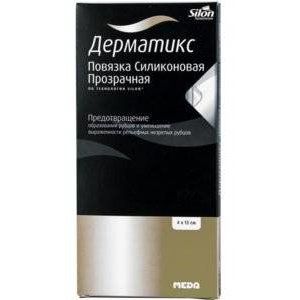 ДЕРМАТИКС ПОВЯЗКА 4Х13СМ. СИЛИК. ПРОЗРАЧН.