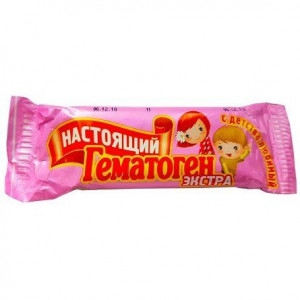 ГЕМАТОГЕН НАСТОЯЩИЙ 40Г. С ДЕТСТВА ЛЮБИМЫЙ ЭКСТРА ПЛИТКА