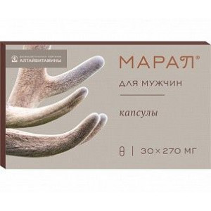 МАРАЛ Д/МУЖЧИН 270МГ. №30 КАПС. /АЛТАЙВИТАМИНЫ/