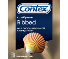 КОНТЕКС ПРЕЗЕРВАТИВ RIBBED РЕБРИСТЫЕ №3 [CONTEX]