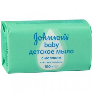 ДЖОНСОНС БЭЙБИ МЫЛО ДЕТ. МОЛОКО 100Г. [JOHNSON`S]