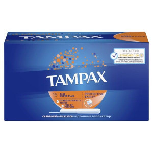 ТАМПАКС ТАМПОНЫ СУПЕР ПЛЮС АППЛ. №16 [TAMPAX]