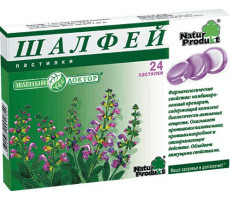 НАТУР ПРОДУКТ ШАЛФЕЙ №24 ПАСТИЛКИ (БАД) [NATUR PRODUKT]