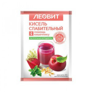 ЛЕОВИТ КИСЕЛЬ СЛАБИТЕЛЬНЫЙ 20Г. №1 ПАК.