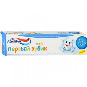 АКВАФРЕШ ЗУБ.ПАСТА МОЙ ПЕРВЫЙ ЗУБИК ДО 2-Х ЛЕТ 50МЛ. [AQUAFRESH]