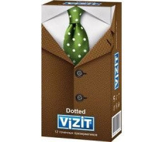 ВИЗИТ ПРЕЗЕРВАТИВ ПУПЫРЫШКИ №12 DOTTED [VIZIT]