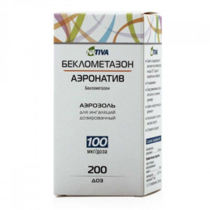 БЕКЛОМЕТАЗОН АЭРОНАТИВ 100МКГ/ДОЗА 200ДОЗ №1 АЭРОЗОЛЬ Д/ИНГ. БАЛЛОН /НАТИВА/