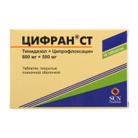 ЦИФРАН СТ 500МГ+600МГ. №10 ТАБ. П/П/О /САН ФАРМАСЬЮТИКАЛ/