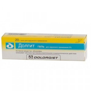 ДОЛГИТ 5% 20Г. ГЕЛЬ Д/НАРУЖ.ПРИМ. ТУБА /ДОЛОРГИТ/