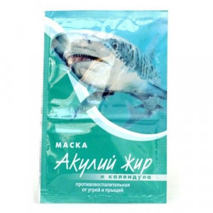 АКУЛЬЯ СИЛА АКУЛИЙ ЖИР МАСКА П/ВОСПАЛ. П/УГРЕЙ И ПРЫЩЕЙ КАЛЕНДУЛА 10МЛ.