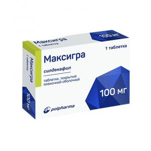 МАКСИГРА 100МГ. №1 ТАБ. П/П/О
