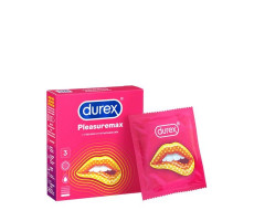 ДЮРЕКС ПРЕЗЕРВАТИВ PLEASURЕMAX №3 ПОЛОСКИ+ТОЧКИ [DUREX]