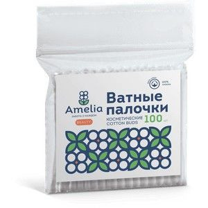 АМЕЛИЯ ВАТНЫЕ ПАЛОЧКИ №100 ПЭТ