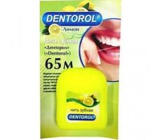 ДЕНТОРОЛ ЗУБ.НИТЬ 65М. ВОЩЕНАЯ ЛИМОН [DENTOROL]