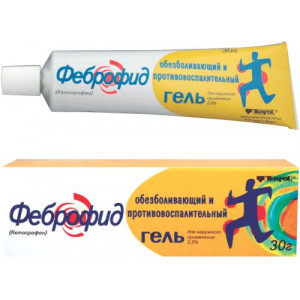 ФЕБРОФИД 2,5% 30Г. ГЕЛЬ Д/НАРУЖ.ПРИМ. ТУБА