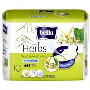 БЕЛЛА ПРОКЛАДКИ КОМФОРТ СОФТ ЛИПОВ.ЦВЕТ/HERBS ТИЛИА №10 [BELLA]