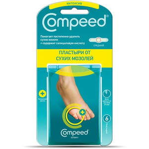 КОМПИД ПЛАСТЫРЬ П/СУХИХ МОЗОЛЕЙ ИНТЕНСИВ №6 [COMPEED]