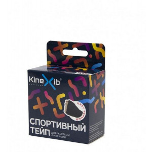 КИНЕКСИБ БИНТ КИНЕЗИО-ТЕЙП СПОРТ 9,1МХ3,8СМ. ЧЕРН. [KINEXIB]