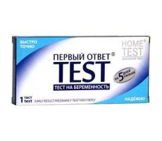 ПЕРВЫЙ ОТВЕТ ТЕСТ Д/ОПРЕД. БЕРЕМЕННОСТИ №1 [FIRST REPLY]