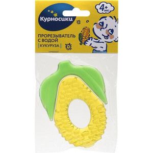 КУРНОСИКИ ПРОРЕЗЫВАТЕЛЬ С ВОДОЙ КУКУРУЗА 4+ /АРТ.23025/ КУРНОСИКИ ПРОРЕЗЫВАТЕЛЬ С ВОДОЙ КУКУРУЗА 4+ /АРТ.23025/