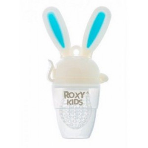 РОКСИ-КИДС НИБЛЕР Д/ПРИКОРМА БАННИ ТВИСТ СИЛ. РОЗ. 6+МЕС. /АРТ.RFN-005/ [ROXY KIDS]