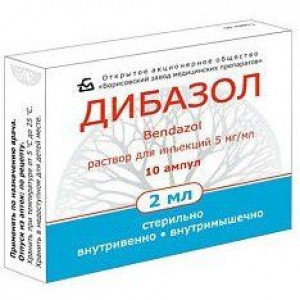 ДИБАЗОЛ 5МГ/МЛ. 2МЛ. №10 Р-Р Д/В/В,В/М АМП. /БОРИСОВСКИЙ/