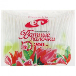 ЕМЕЛЬЯН САВОСТИН ПАЛОЧКИ ВАТНЫЕ №200 ПАКЕТ ЕС