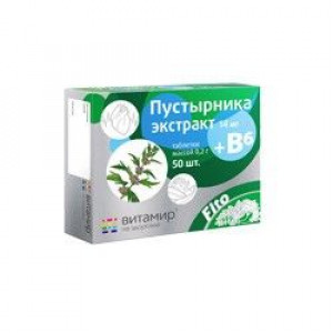 ВИТАМИР ПУСТЫРНИКА ЭКСТРАКТ 14МГ.+В6 №50 ТАБ. /КВАДРАТ-С/