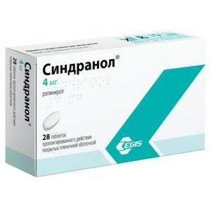 СИНДРАНОЛ 4МГ. №28 ТАБ.ПРОЛОНГ. П/П/О