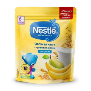НЕСТЛЕ КАША 220Г. ОВСЯНКА ГРУША+БАНАН БИФИДО МОЛ. 6+МЕС. [NESTLE]