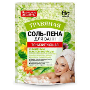 НАРОДНЫЕ РЕЦЕПТЫ СОЛЬ-ПЕНА Д/ВАНН ТРАВЯНАЯ ТОНИЗИР. 200Г. /ФИТОКОСМЕТИК/