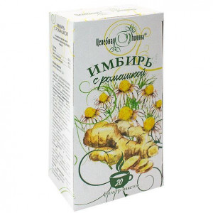 ЦЕЛЕБНАЯ ПОЛЯНА ЧАЙ ИМБИРЬ+РОМАШКА 1,5Г. №20 ПАК.