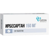 ИРБЕСАРТАН 150МГ. №28 ТАБ. П/О /АТОЛЛ/ОЗОН/