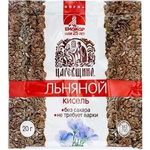 ЦАРЕВЩИНО КИСЕЛЬ ЛЬНЯНОЙ Б/САХ. 20Г. №1 ПОР.