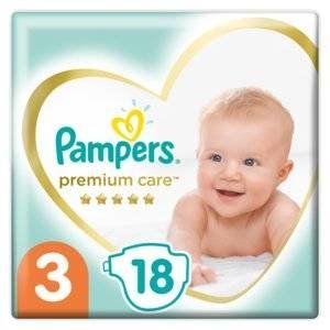 ПАМПЕРС ПОДГУЗН. ПРЕМИУМ КЕА 3 МИДИ 6-10КГ. №18 [PAMPERS]